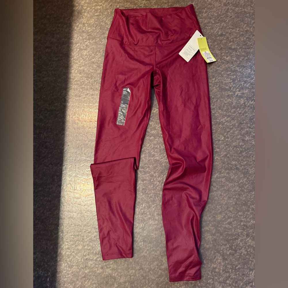 NWT All in Motion Maroon Leggings